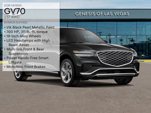 New 2026 Genesis GV70 2.5T AWD/4WD image 3