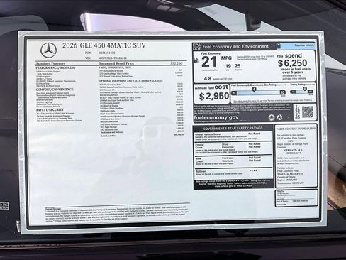 New 2026 Mercedes-Benz GLE 450 4MATIC image 18