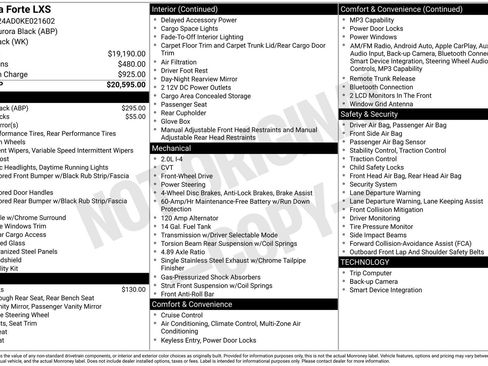Used 2019 Kia Forte LXS image 6