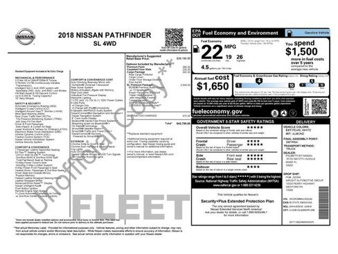 Used 2018 Nissan Pathfinder SL w/ SL Premium Package AWD/4WD image 37