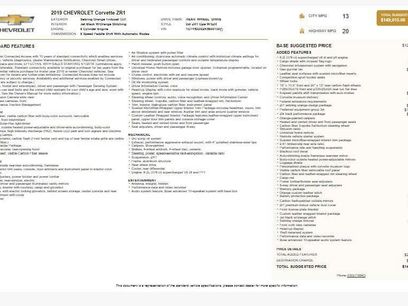 Certified 2019 Chevrolet Corvette ZR1