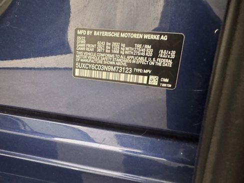 Used 2022 BMW X6 xDrive40i w/ Executive Package image 34