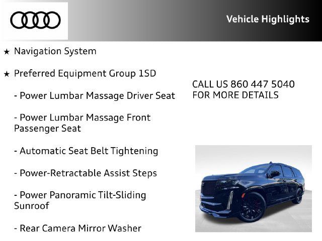 Used 2023 Cadillac Escalade V w/ Heavy-Duty Trailer Package AWD/4WD image 15