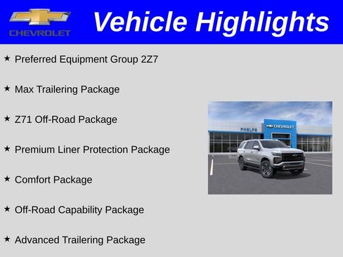 New 2026 Chevrolet Tahoe Z71 w/ Z71 Off-Road Package AWD/4WD image 2