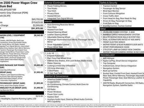 New 2026 RAM 2500 Power Wagon AWD/4WD image 2