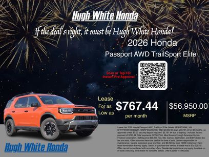 New 2026 Honda Passport TrailSport Elite