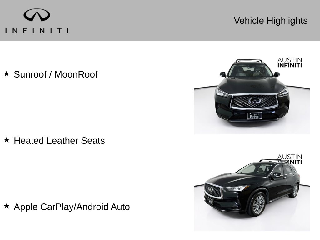 Certified 2025 INFINITI QX50 Luxe AWD/4WD image 3