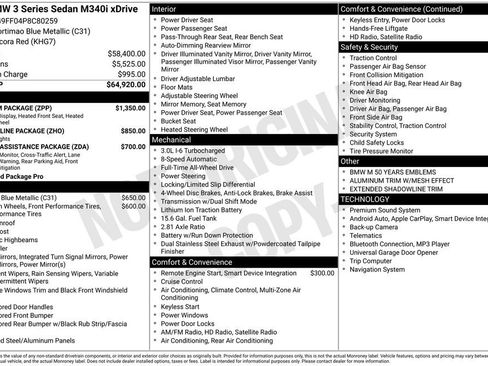 Used 2023 BMW M340i xDrive M340i xDrive w/ Premium Package image 11