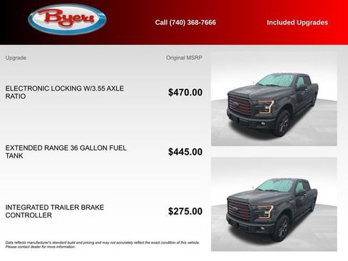 Used 2017 Ford F150 Lariat w/ Equipment Group 502A Luxury image 6