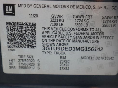 Used 2021 GMC Sierra 1500 SLT w/ SLT Premium Package image 32