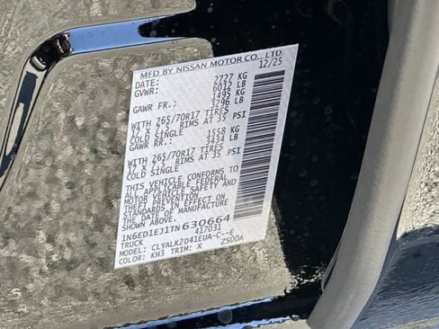 New 2026 Nissan Frontier Pro-X w/ Pro-X Convenience Package image 26