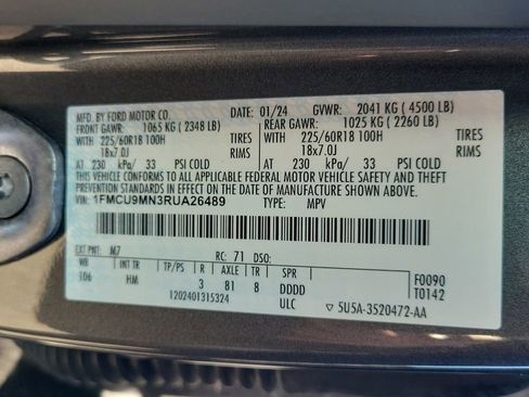 Used 2024 Ford Escape ST-Line AWD/4WD image 23