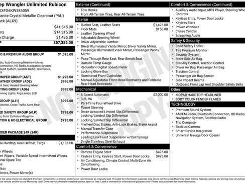 Used 2019 Jeep Wrangler Unlimited Rubicon image 44