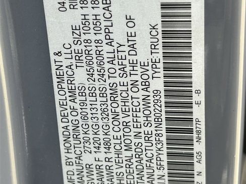 Used 2022 Honda Ridgeline Black Edition image 24