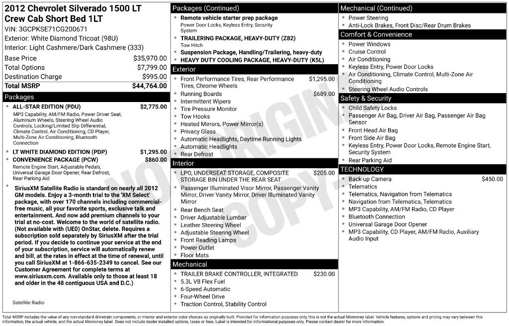 Used 2012 Chevrolet Silverado 1500 LT w/ All-Star Edition AWD/4WD image 12