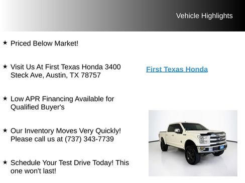 Used 2017 Ford F150 King Ranch w/ Equipment Group 601A Luxury AWD/4WD image 10