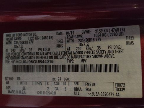 Used 2016 Ford Escape Titanium FWD image 33