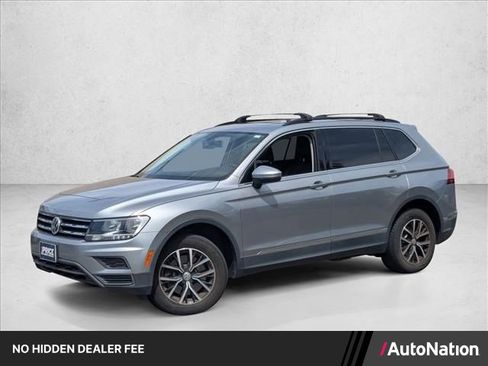 Used 2021 Volkswagen Tiguan SE w/ Panoramic Sunroof Package FWD image 1
