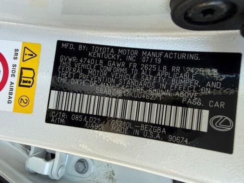 Used 2019 Lexus ES 350 w/ Premium Package image 39