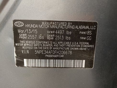 Used 2015 Hyundai Sonata Limited FWD image 33