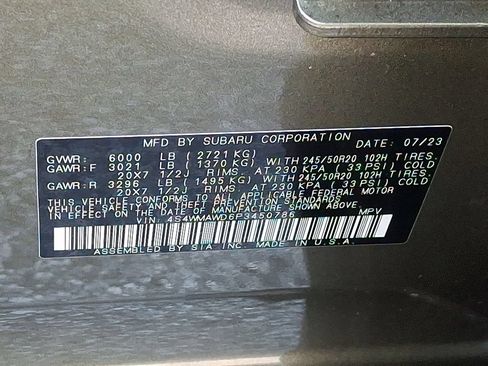 Used 2023 Subaru Ascent Touring AWD/4WD image 31