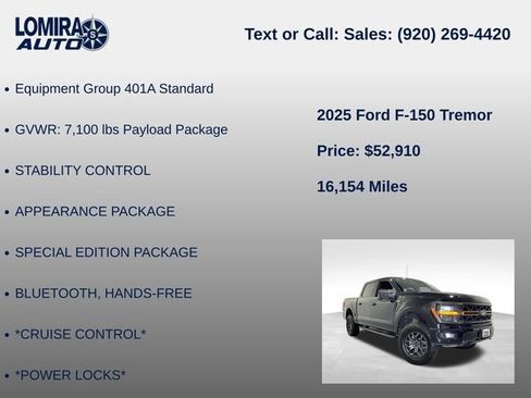 Used 2025 Ford F150 Tremor AWD/4WD image 8