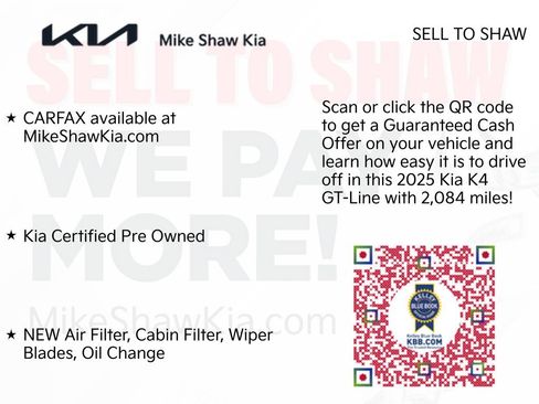 Certified 2025 Kia K4 GT-Line w/ GT-Line Premium Package FWD image 14