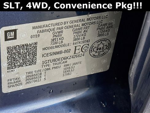 Used 2019 GMC Sierra 1500 SLT image 33