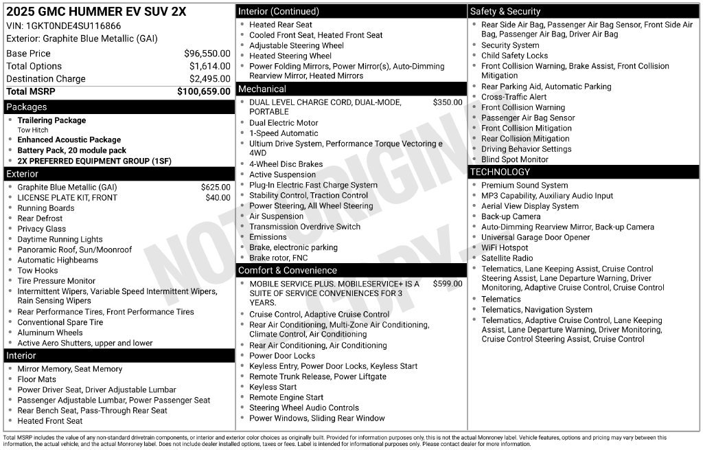 Used 2025 GMC Hummer EV 2X AWD/4WD image 10