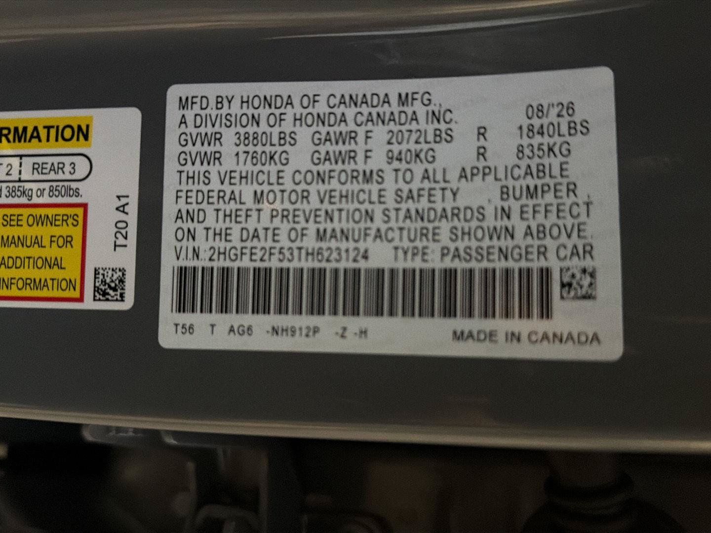 Used 2026 Honda Civic Sport image 40