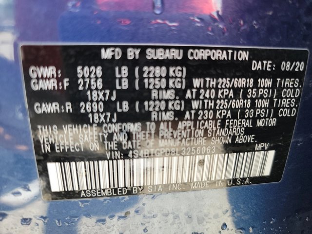 Used 2020 Subaru Outback Touring XT AWD/4WD image 29