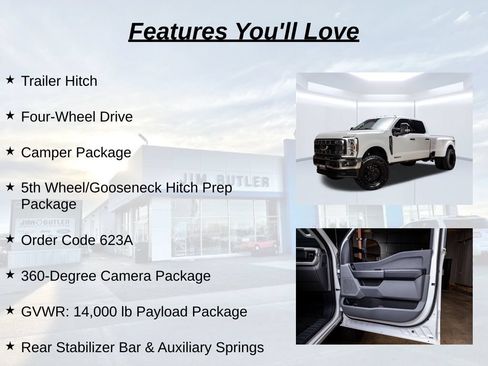 Used 2024 Ford F350 XLT w/ 360-Degree Camera Package AWD/4WD image 15