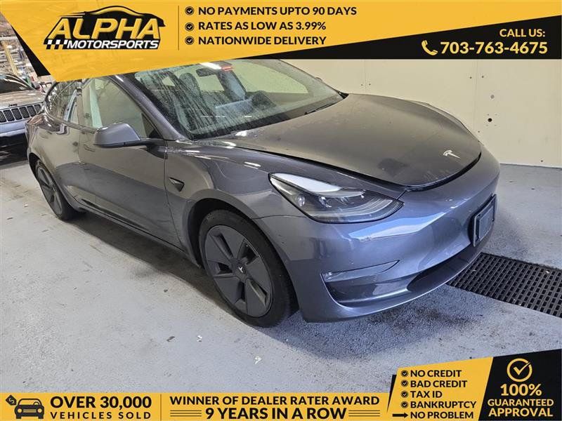 Used 2021 Tesla Model 3 Long Range AWD/4WD image 1