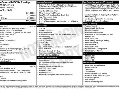 New 2026 Kia Carnival SX Prestige image 32