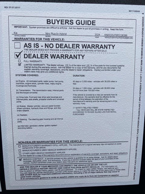 Used 2024 Kia Niro EX w/ EX Cold Weather Package FWD image 45