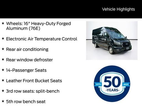 Used 2023 Ford Transit 350 XLT w/ Livery Package RWD image 11