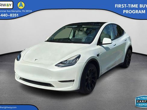 Used 2022 Tesla Model Y Long Range AWD/4WD image 1