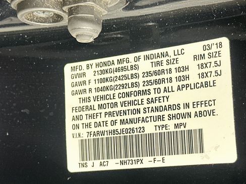 Used 2018 Honda CR-V EX-L image 12