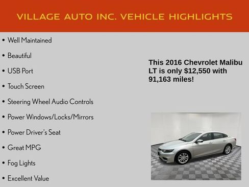 Used 2016 Chevrolet Malibu LT FWD image 7