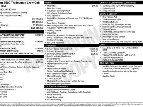 Used 2015 RAM 2500 Tradesman w/ Chrome Appearance Group image 2