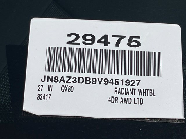 New 2027 INFINITI QX80 Sensory AWD/4WD image 35
