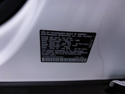 Used 2022 Volkswagen Atlas SE AWD/4WD image 39