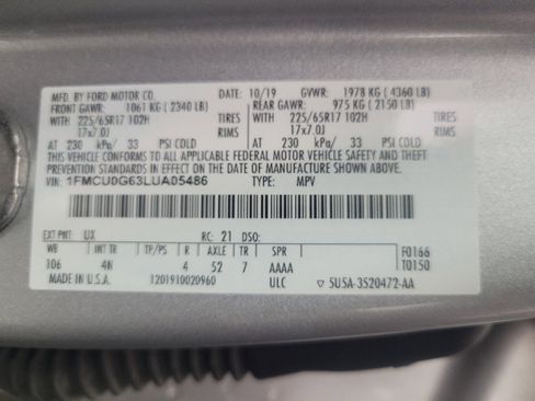 Used 2020 Ford Escape SE FWD image 33