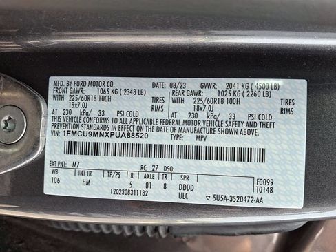 Certified 2023 Ford Escape ST-Line w/ Tech Pack #1 AWD/4WD image 26