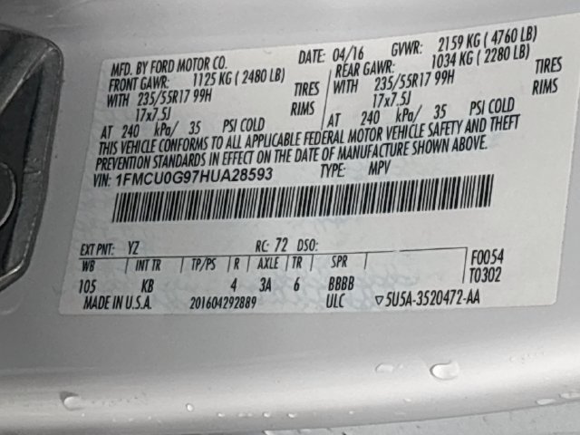 Used 2017 Ford Escape SE FWD image 25