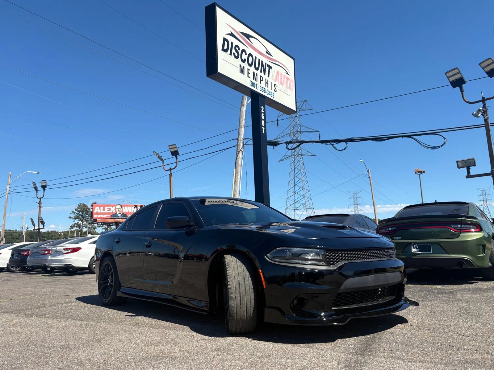 Used 2021 Dodge Charger R/T w/ Blacktop Package RWD image 2