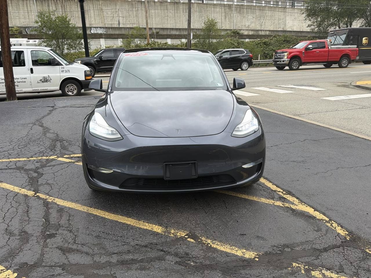 Used 2020 Tesla Model Y Long Range AWD/4WD image 3