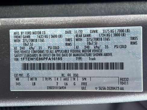 Used 2023 Ford F150 Tremor w/ Bed Utility Package AWD/4WD image 26