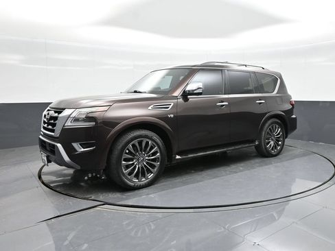 Used 2021 Nissan Armada Platinum w/ Captain's Chairs Package RWD image 26