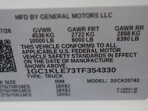 New 2026 Chevrolet Silverado 2500 W/T w/ WT/CX Safety Package AWD/4WD image 35